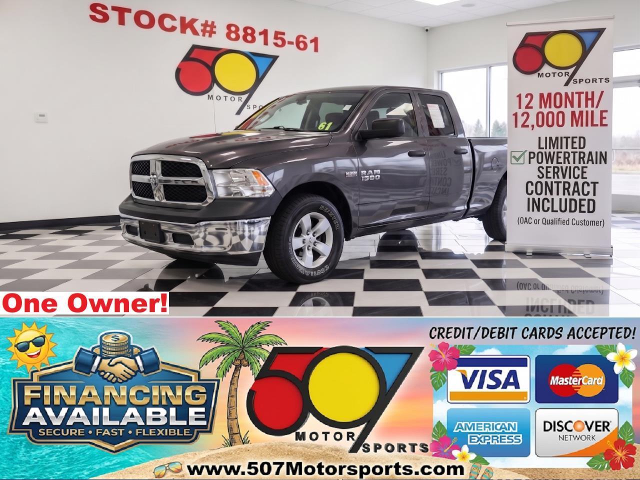2017 RAM 1500 Tradesman Quad Cab 4WD