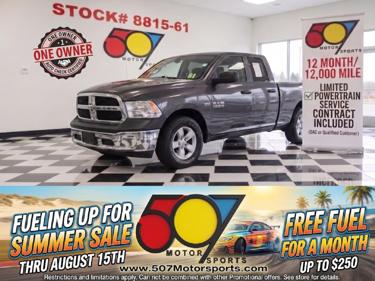 2017 RAM 1500 Tradesman Quad Cab 4WD