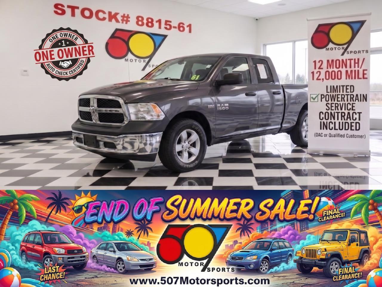 2017 RAM 1500 Tradesman Quad Cab 4WD