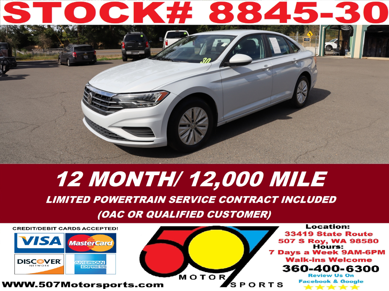2019 Volkswagen Jetta 1.4T SE 8A