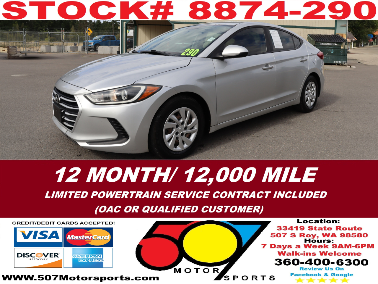 2018 Hyundai Elantra SE 6AT