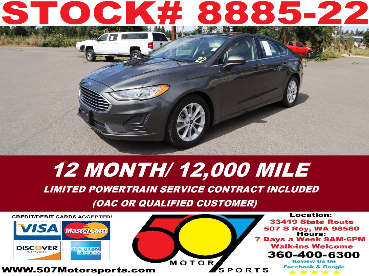 2020 Ford Fusion S's photo