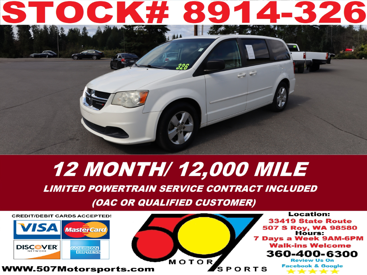 2013 Dodge Grand Caravan SE