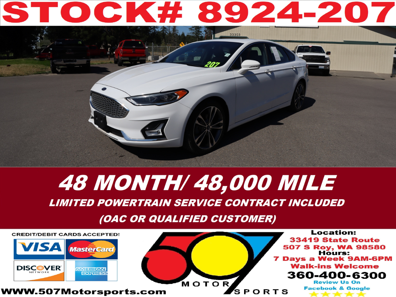 2019 Ford Fusion Titanium AWD