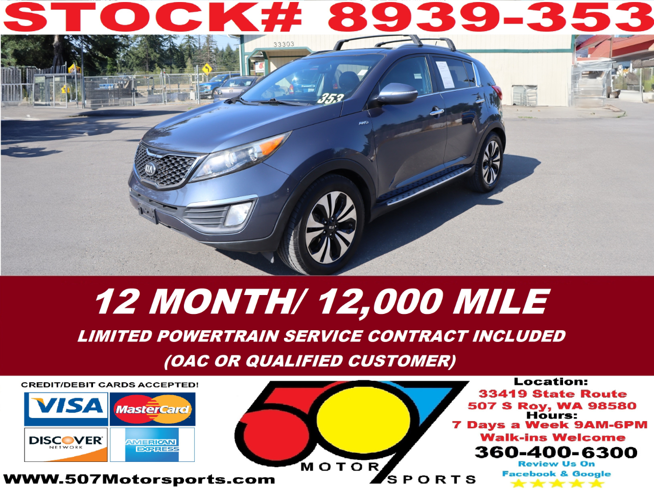 2013 Kia Sportage LX AWD