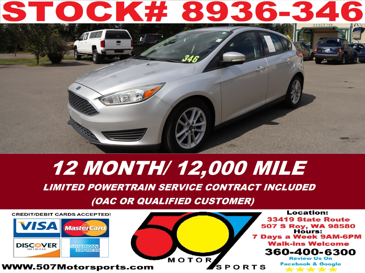 2017 Ford Focus SE Hatch