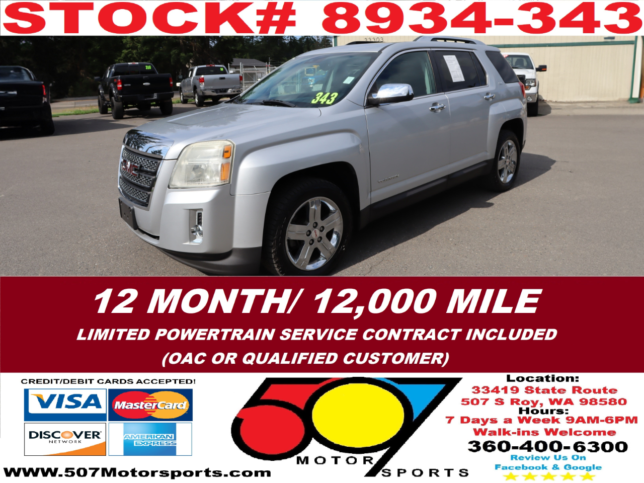 2013 GMC Terrain SLT2 AWD