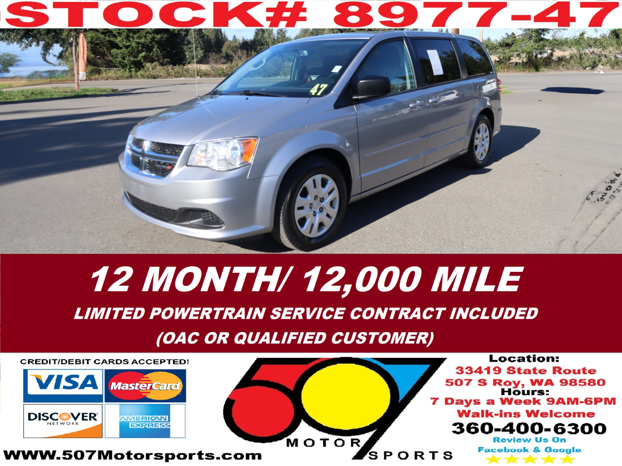 2016 Dodge Grand Caravan SE