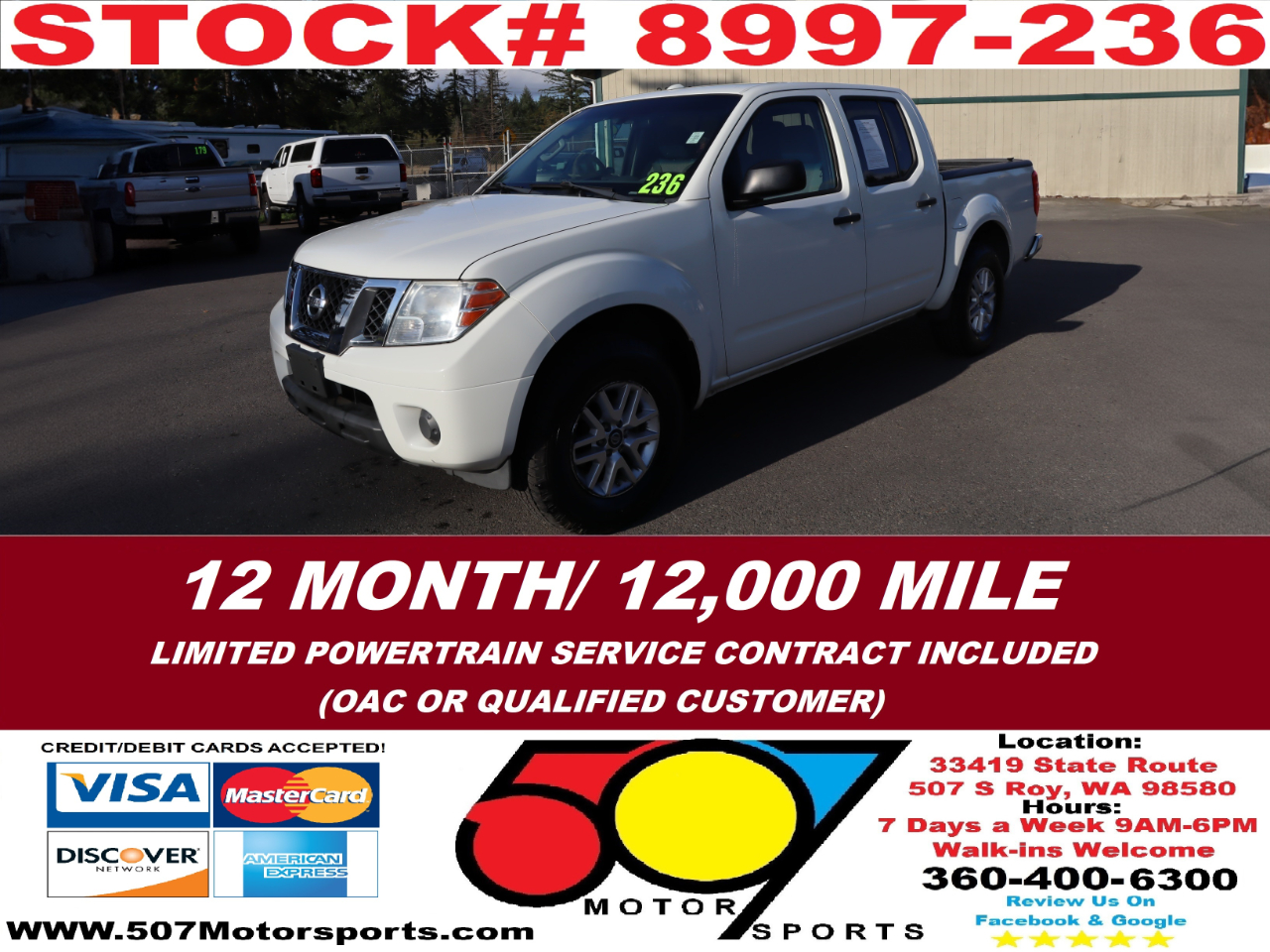 2014 Nissan Frontier SV Crew Cab 4WD
