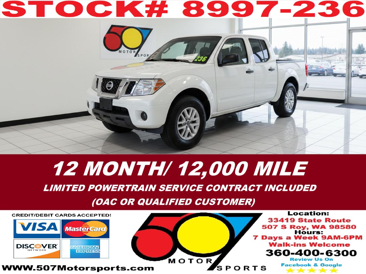 2014 Nissan Frontier SV Crew Cab 4WD