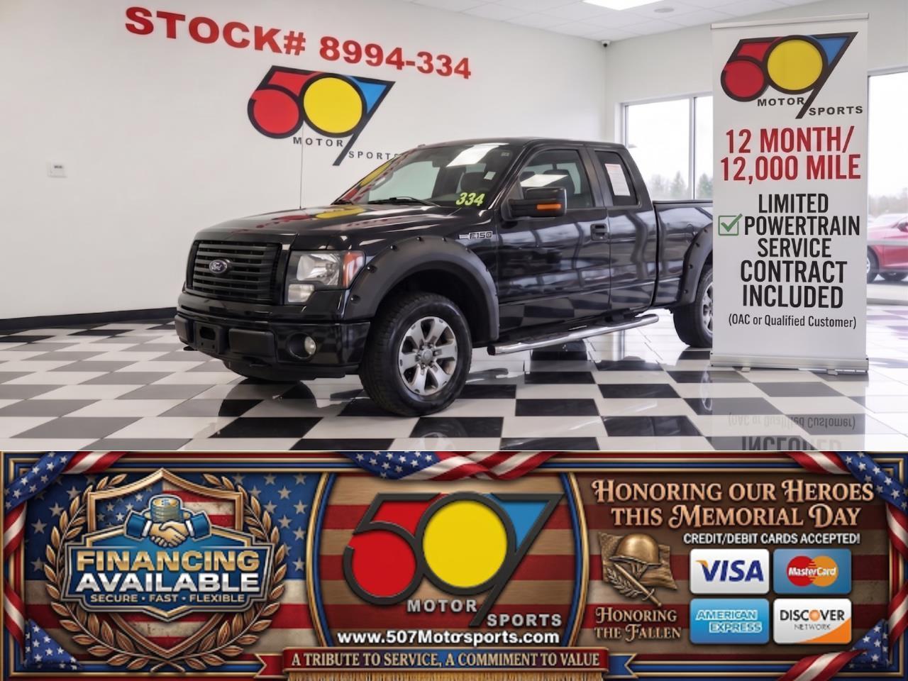 2012 Ford F-150 FX4 SuperCab 6.5-ft. Bed 4WD