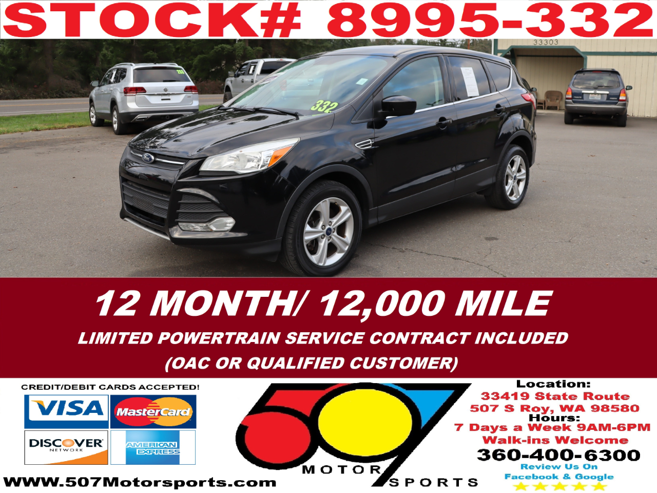 2016 Ford Escape SE 4WD