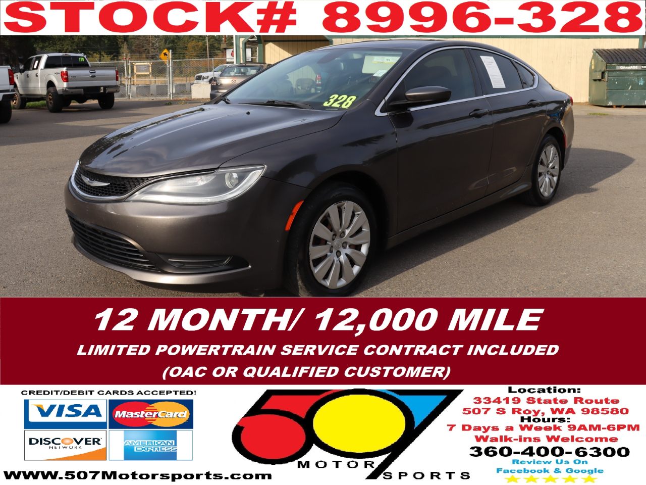 2016 Chrysler 200 LX