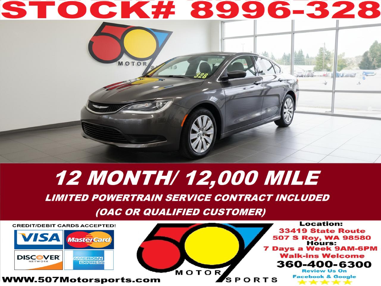 2016 Chrysler 200 LX