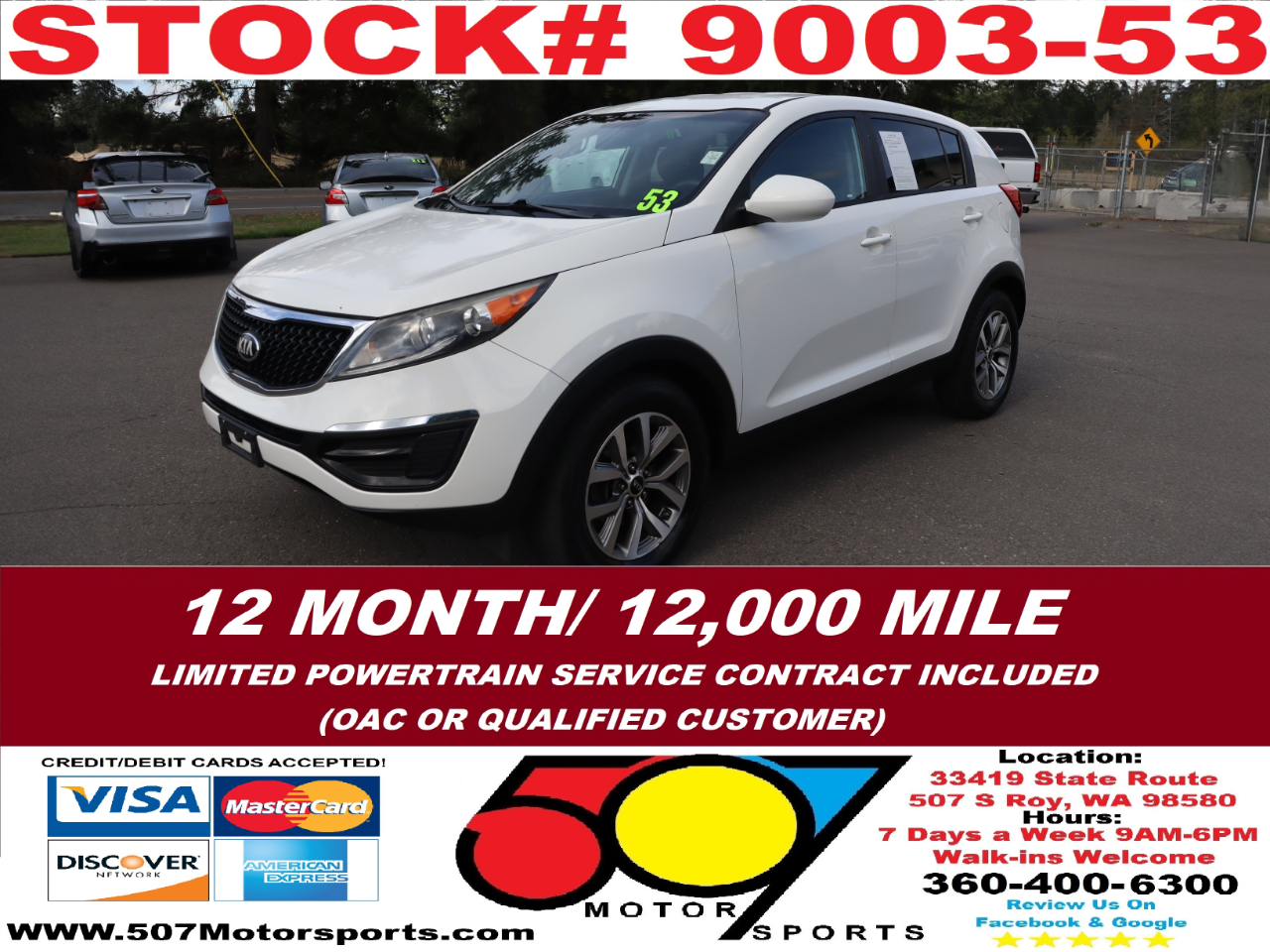 2016 Kia Sportage LX AWD