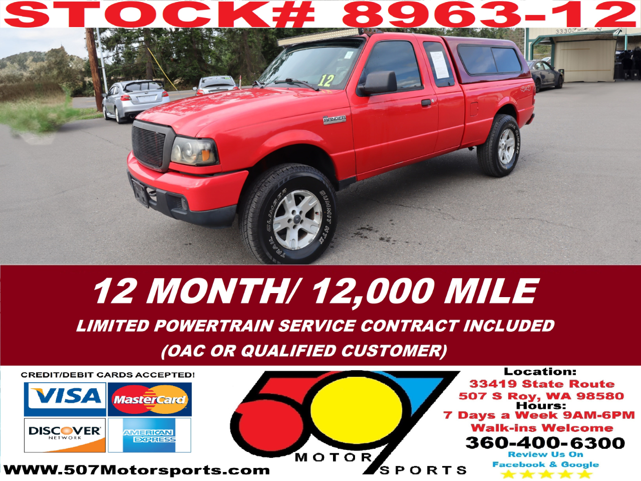 2006 Ford Ranger XLT Off-Road SuperCab 4-Door 4WD