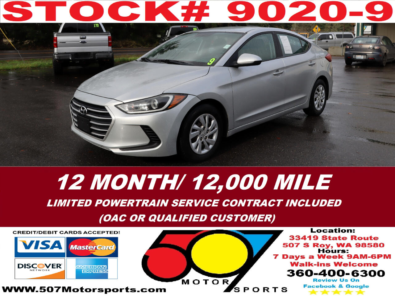 2017 Hyundai Elantra SE 6AT