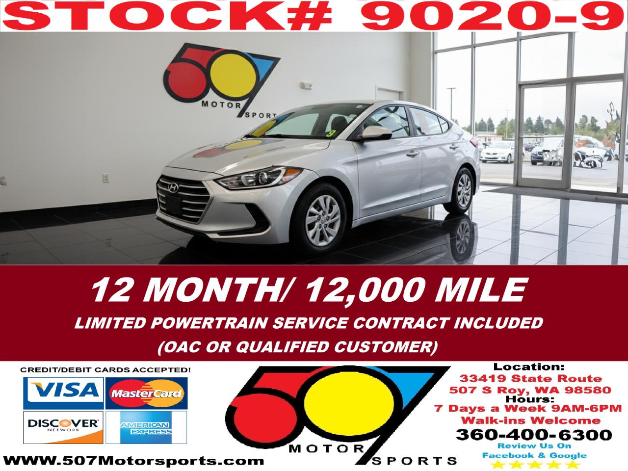 2017 Hyundai Elantra SE 6AT