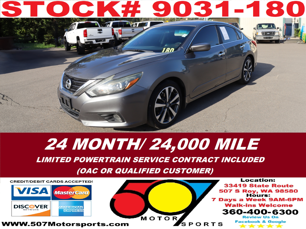 2016 Nissan Altima SR