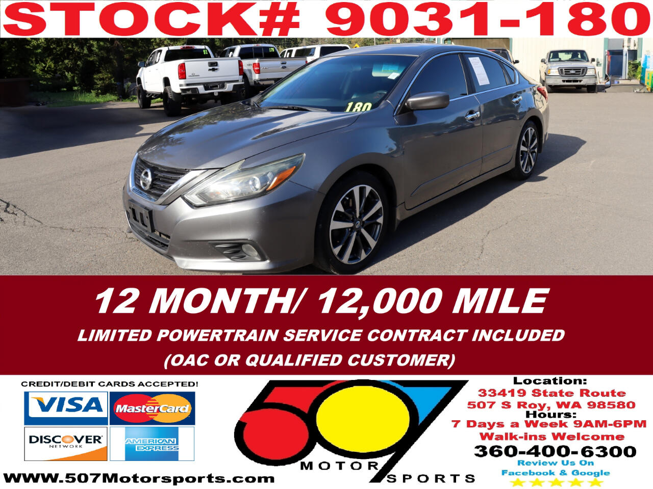 2016 Nissan Altima 2.5 SR