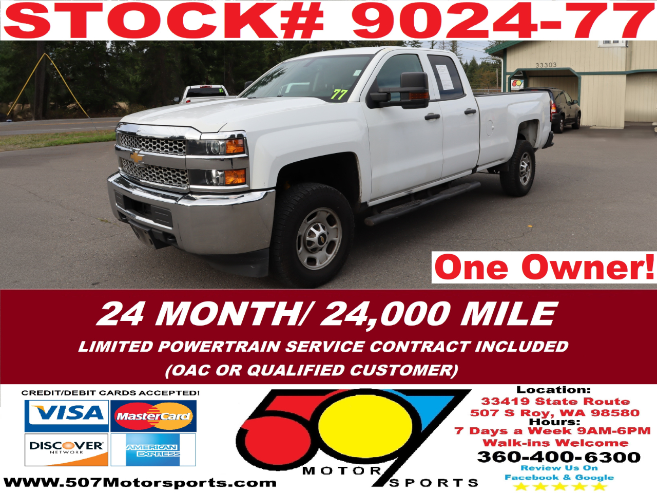 2019 Chevrolet Silverado 2500HD Work Truck Double Cab 4WD