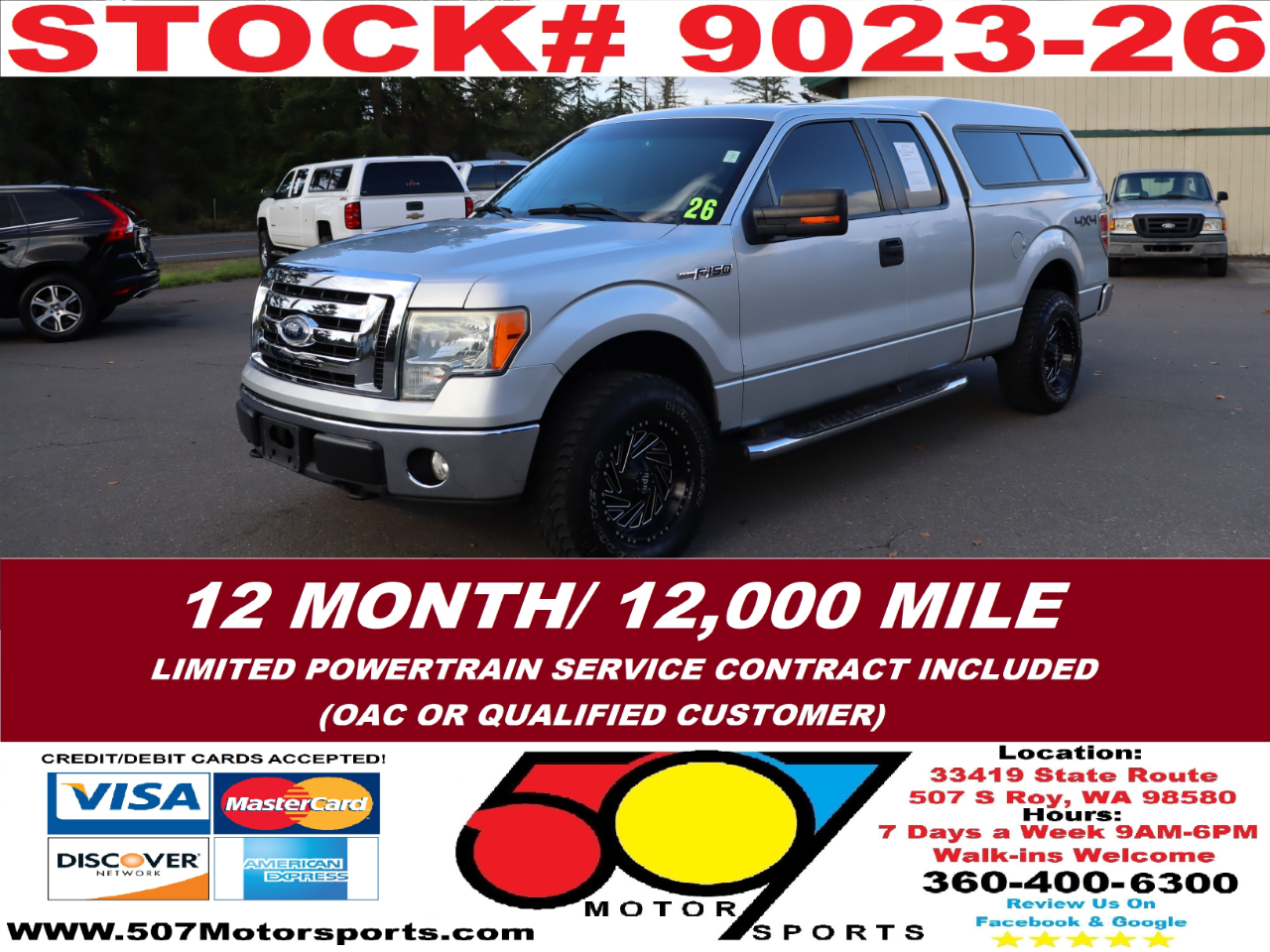 2010 Ford F-150 XLT SuperCab 8-ft. Bed 4WD