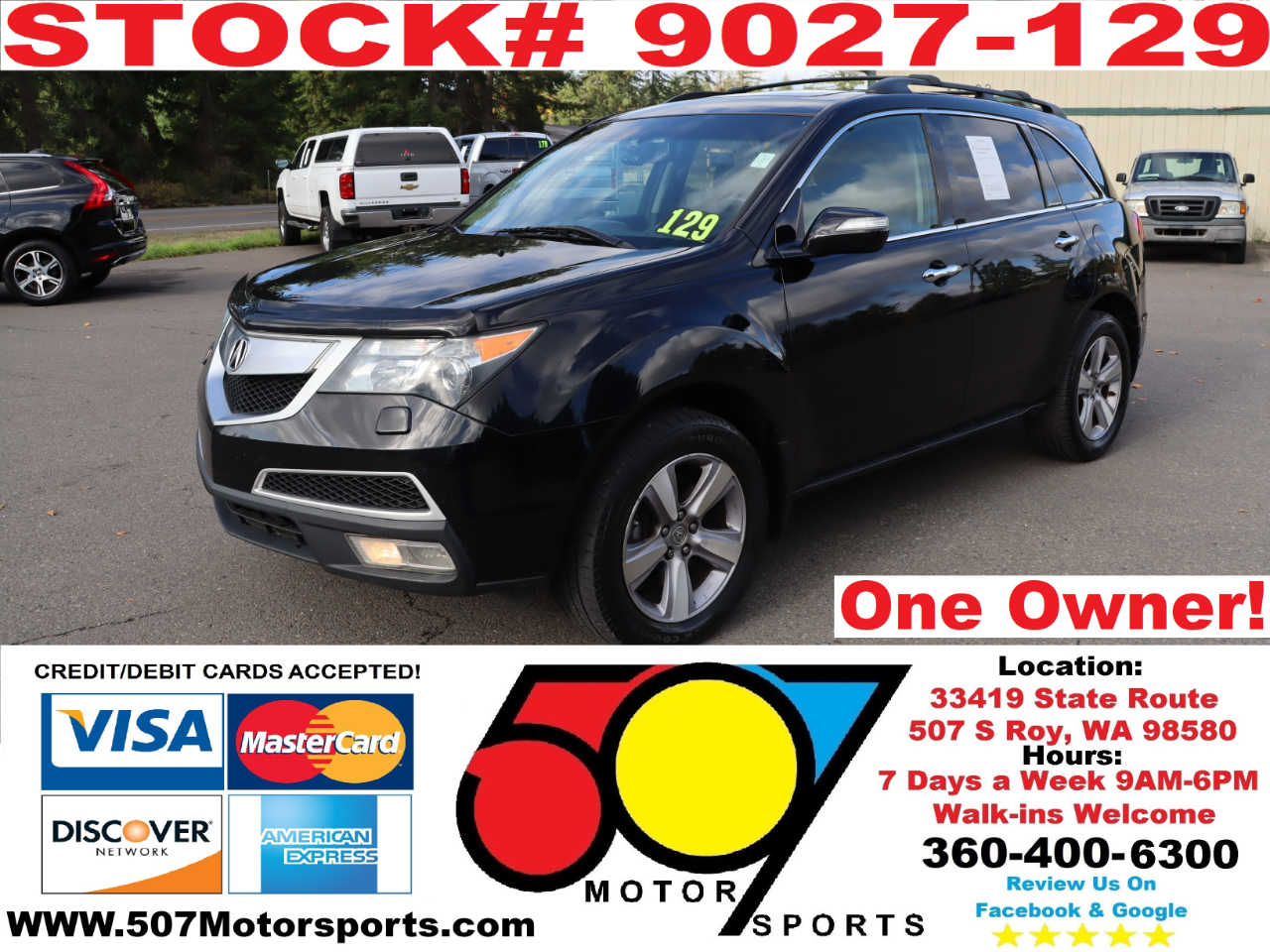2013 Acura MDX 6-Spd AT