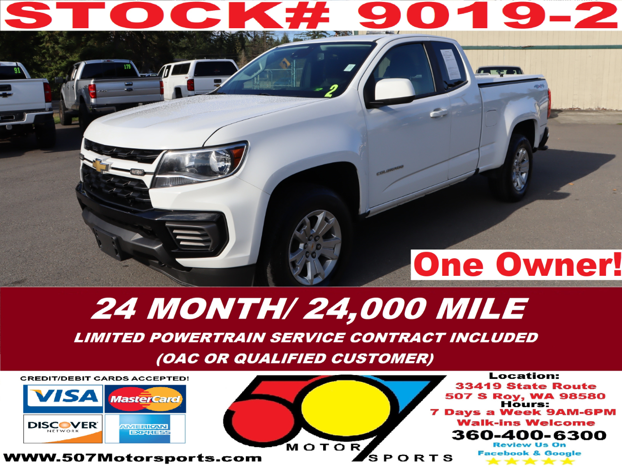 2022 Chevrolet Colorado LT Ext. Cab 4WD