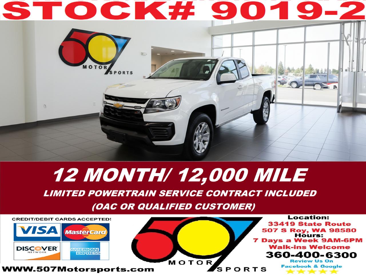 2022 Chevrolet Colorado LT Ext. Cab 4WD