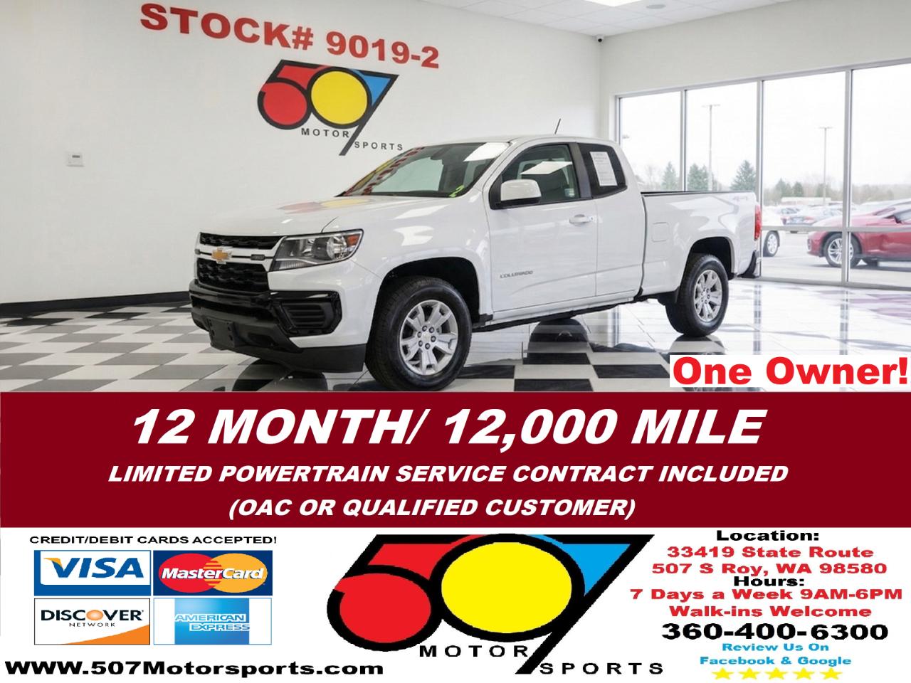 2022 Chevrolet Colorado LT Ext. Cab 4WD