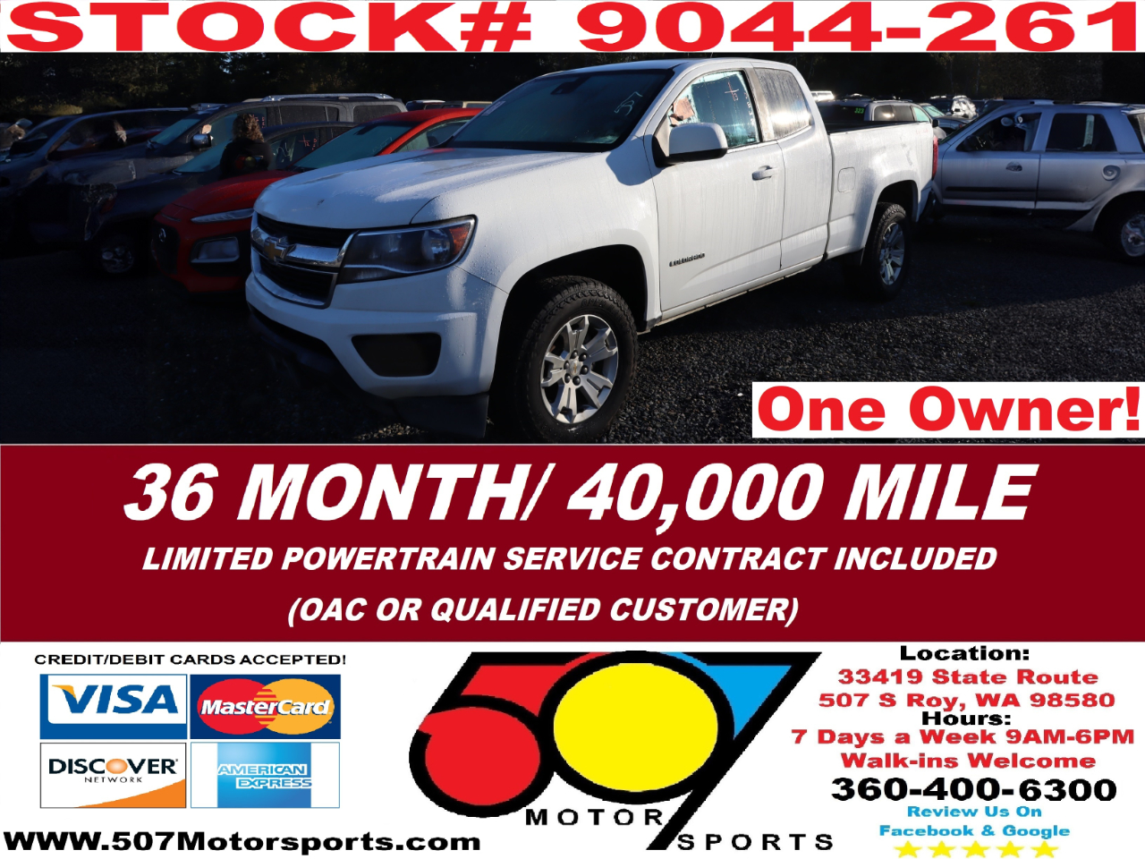 2018 Chevrolet Colorado LT Ext. Cab 4WD