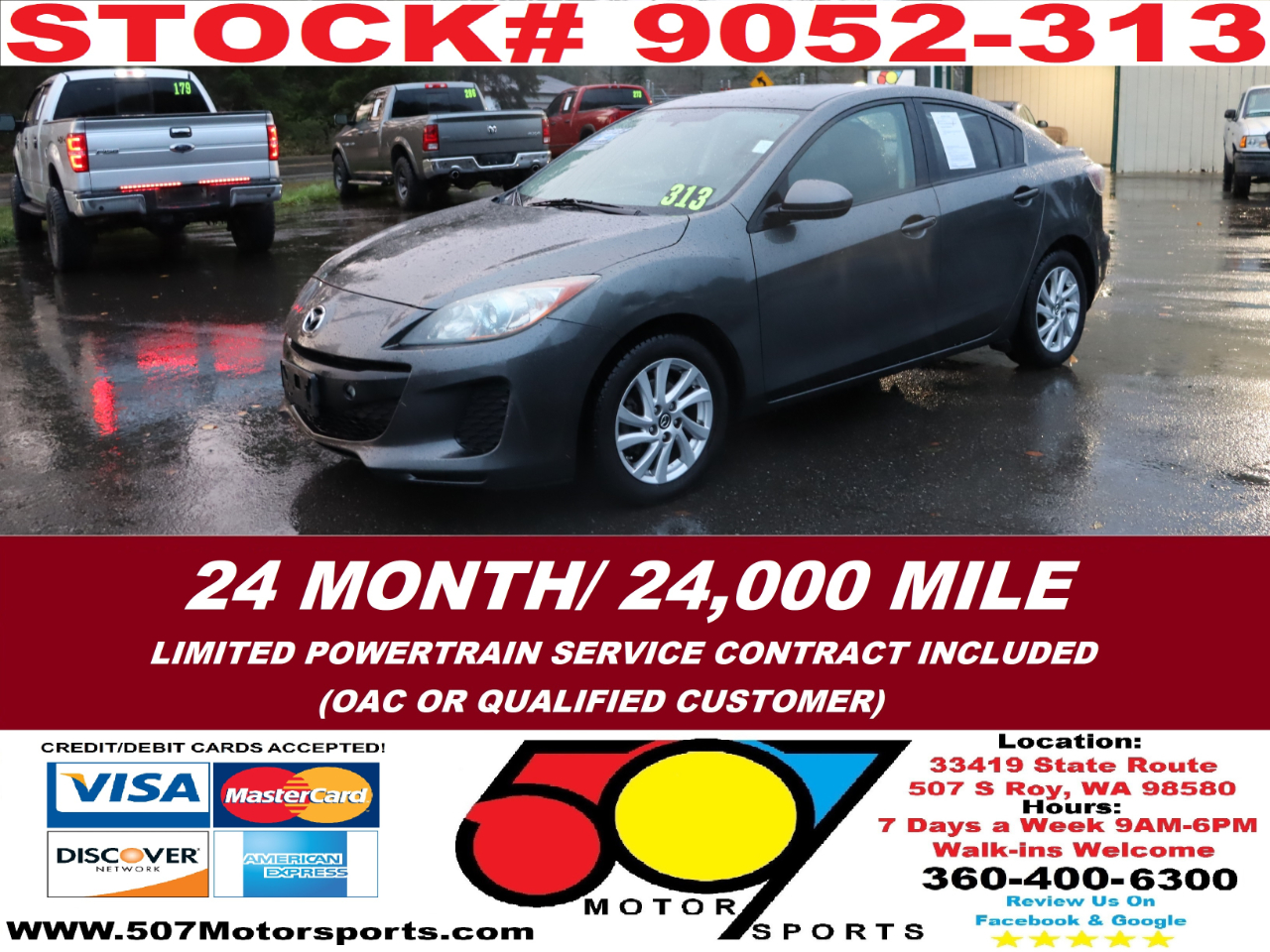 2013 Mazda MAZDA3 i Touring AT 4-Door