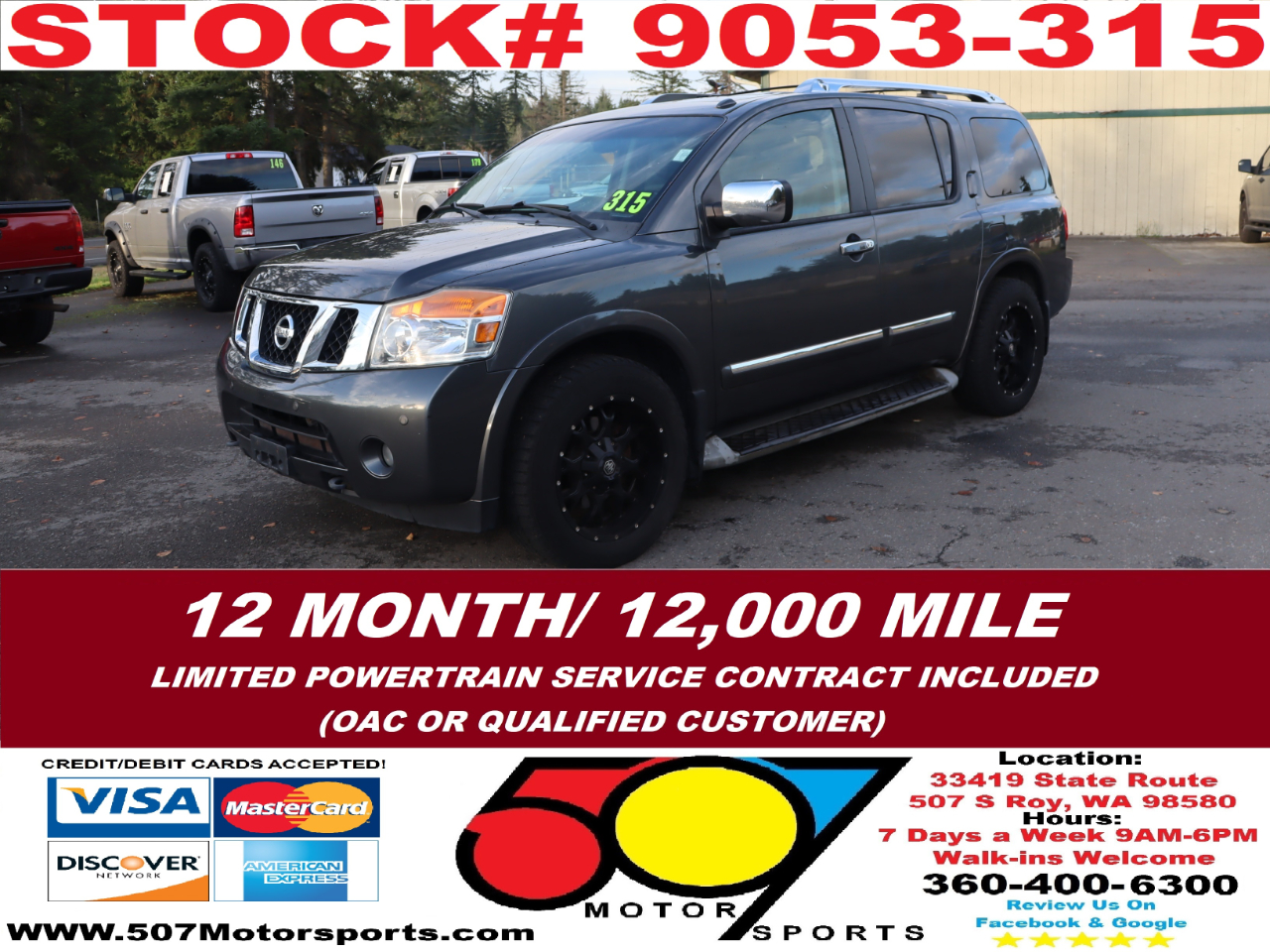 2012 Nissan Armada Platinum 2WD