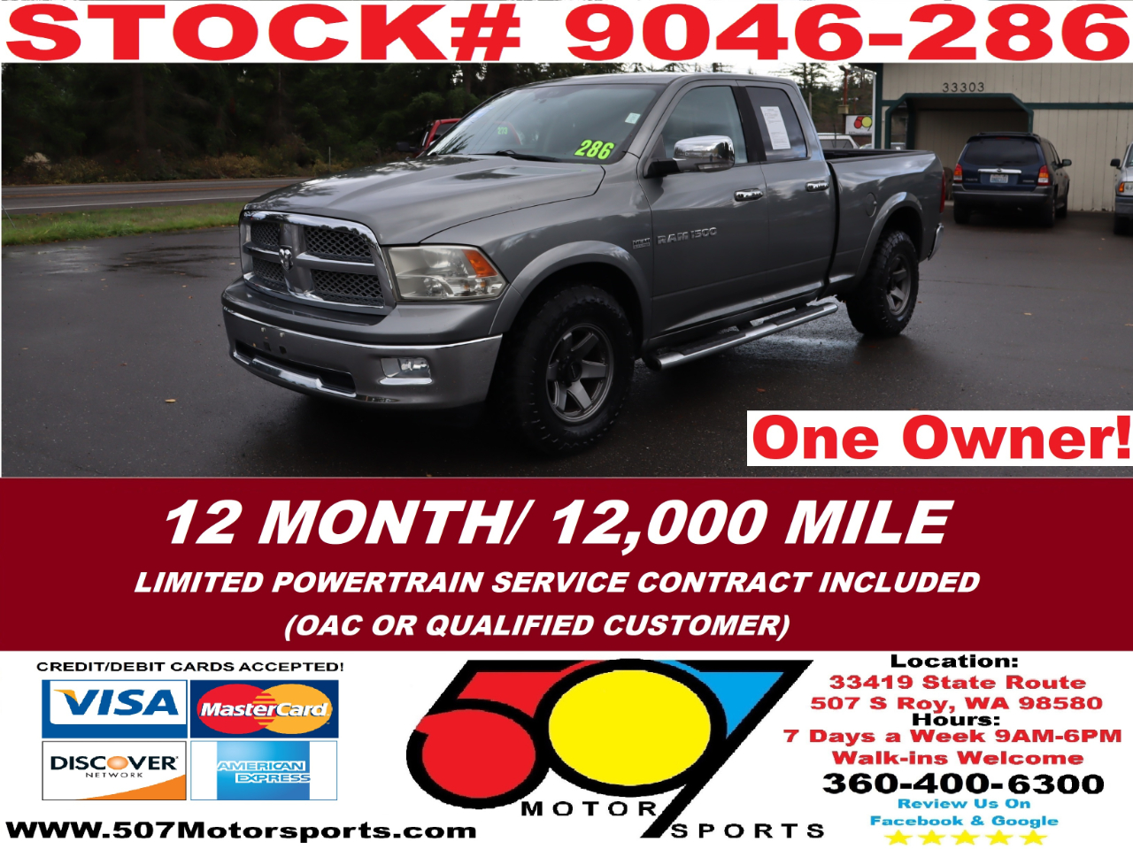 2011 RAM 1500 Laramie Quad Cab 4WD