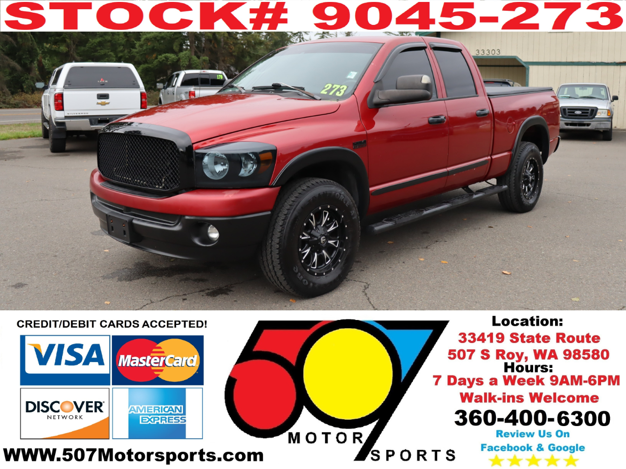 2006 Dodge Ram 1500 Big Horn Off Road Quad Cab 4WD