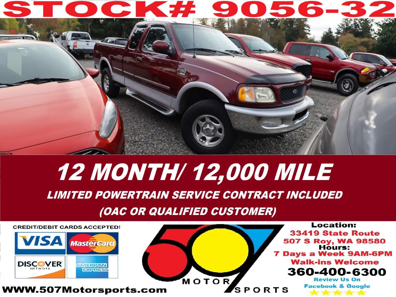 1998 Ford F-150 Lariat SuperCab Short Bed 4WD