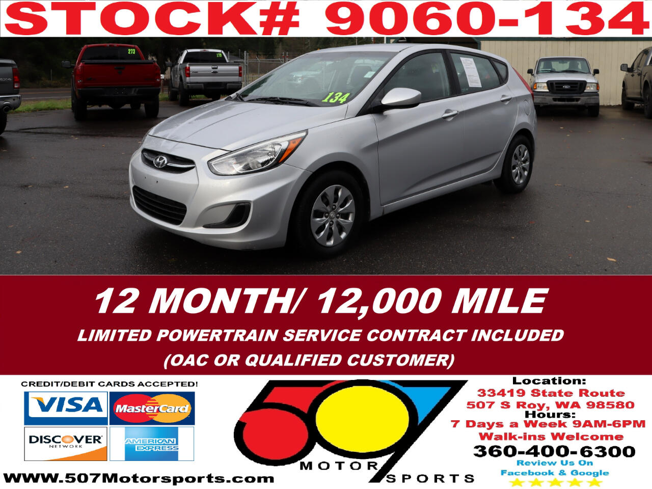 2017 Hyundai Accent SE 5-Door 6A