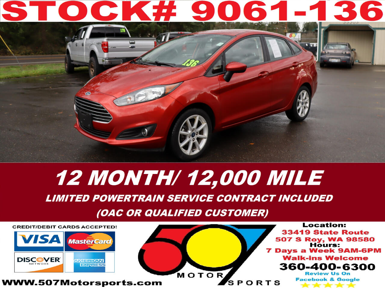 2019 Ford Fiesta SE Sedan