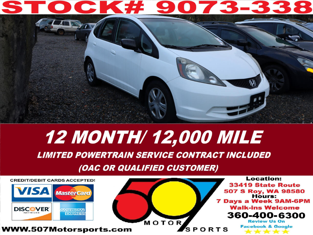 2011 Honda Fit 5-Speed AT