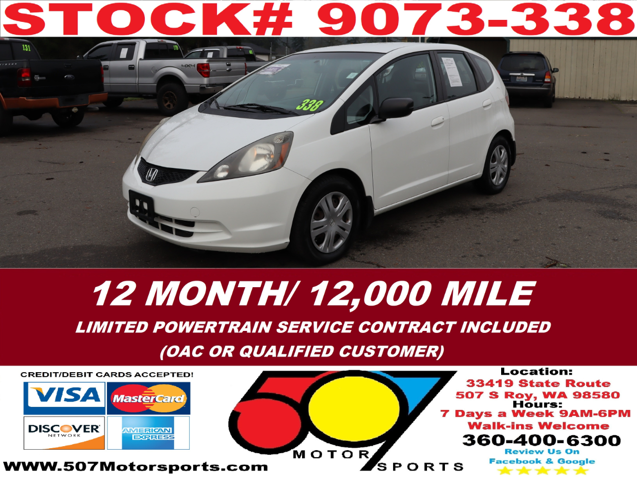 2011 Honda Fit 5-Speed AT