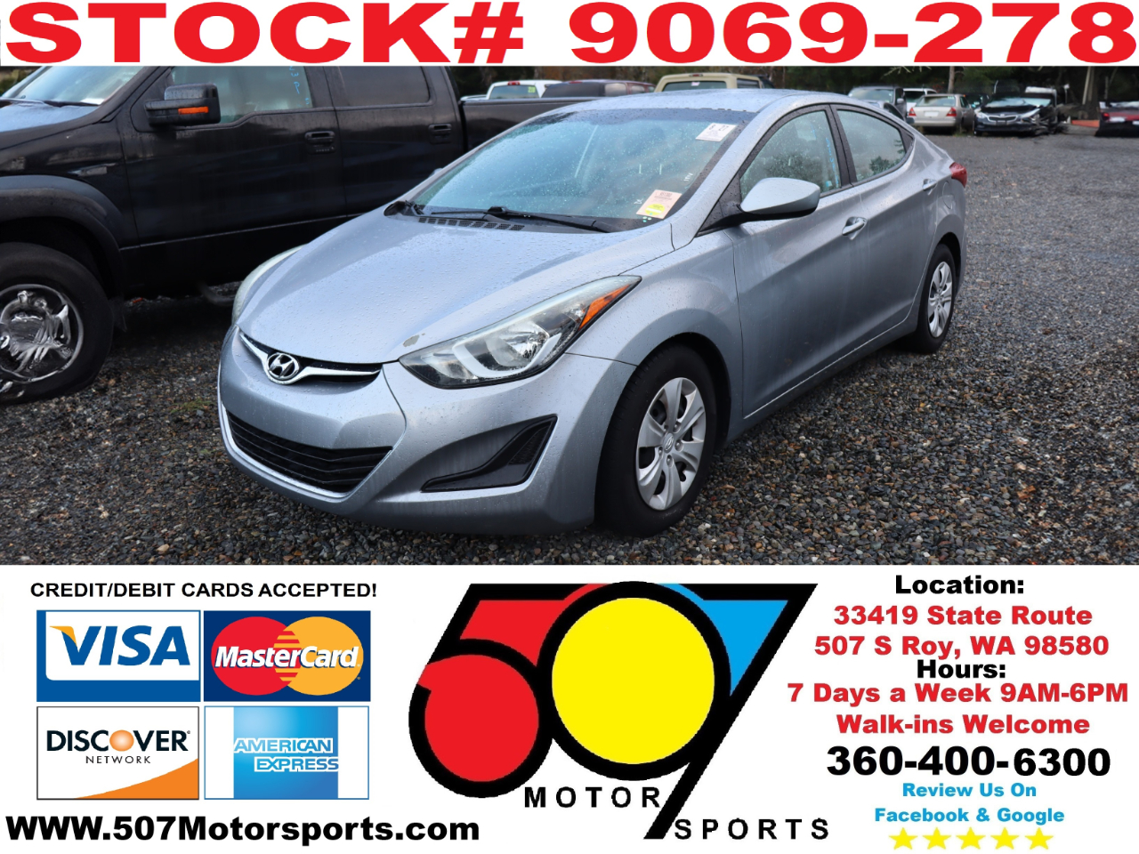 2016 Hyundai Elantra SE 6AT