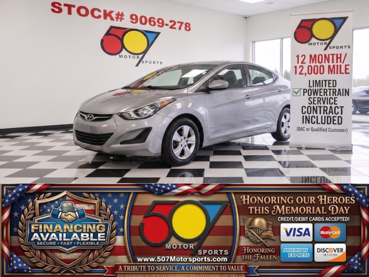 2016 Hyundai Elantra SE 6AT