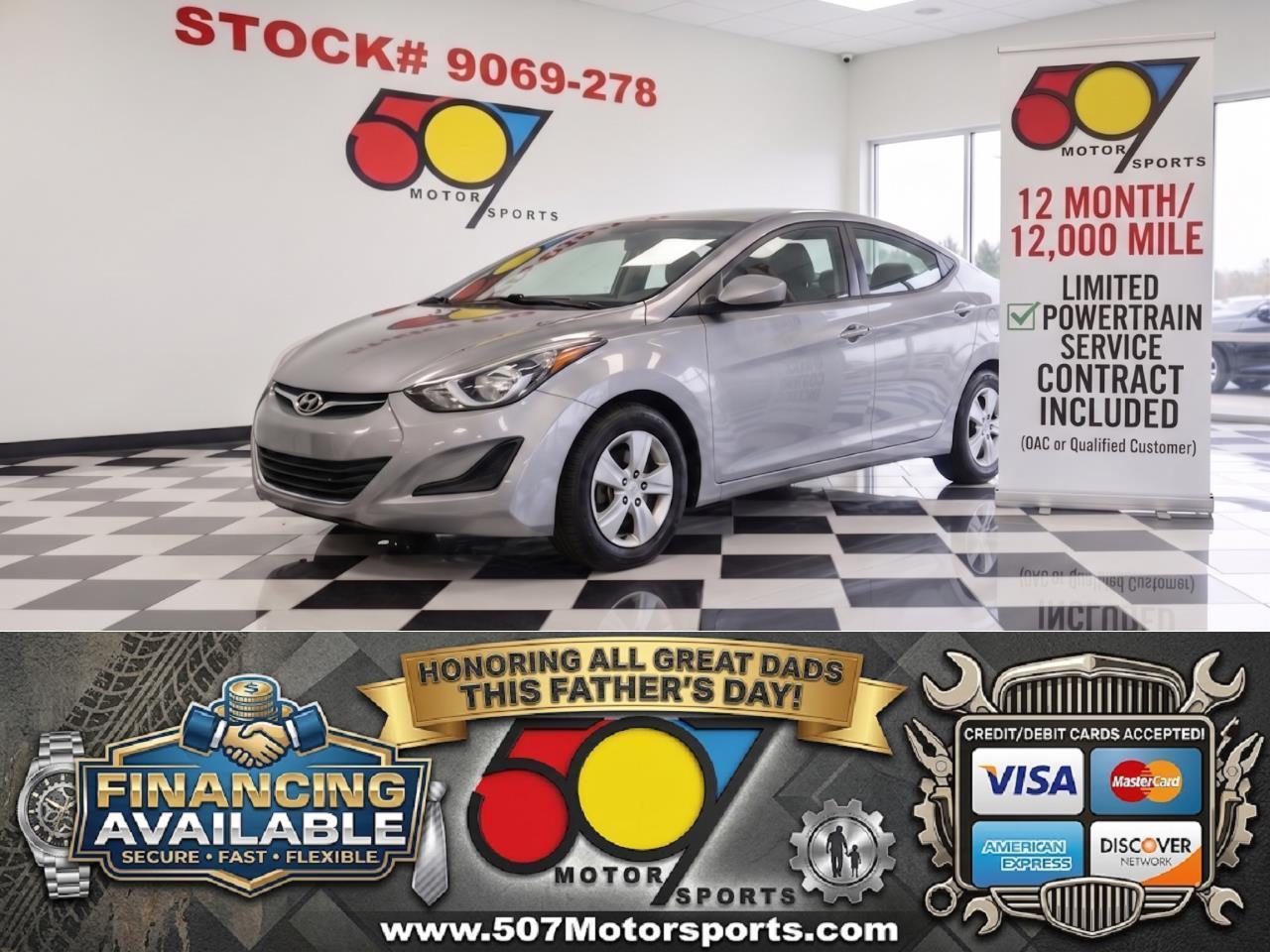 2016 Hyundai Elantra SE 6AT