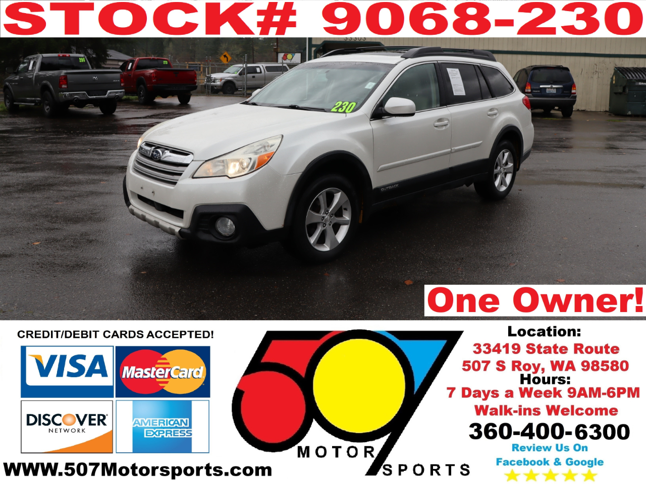 2014 Subaru Outback 2.5i Limited