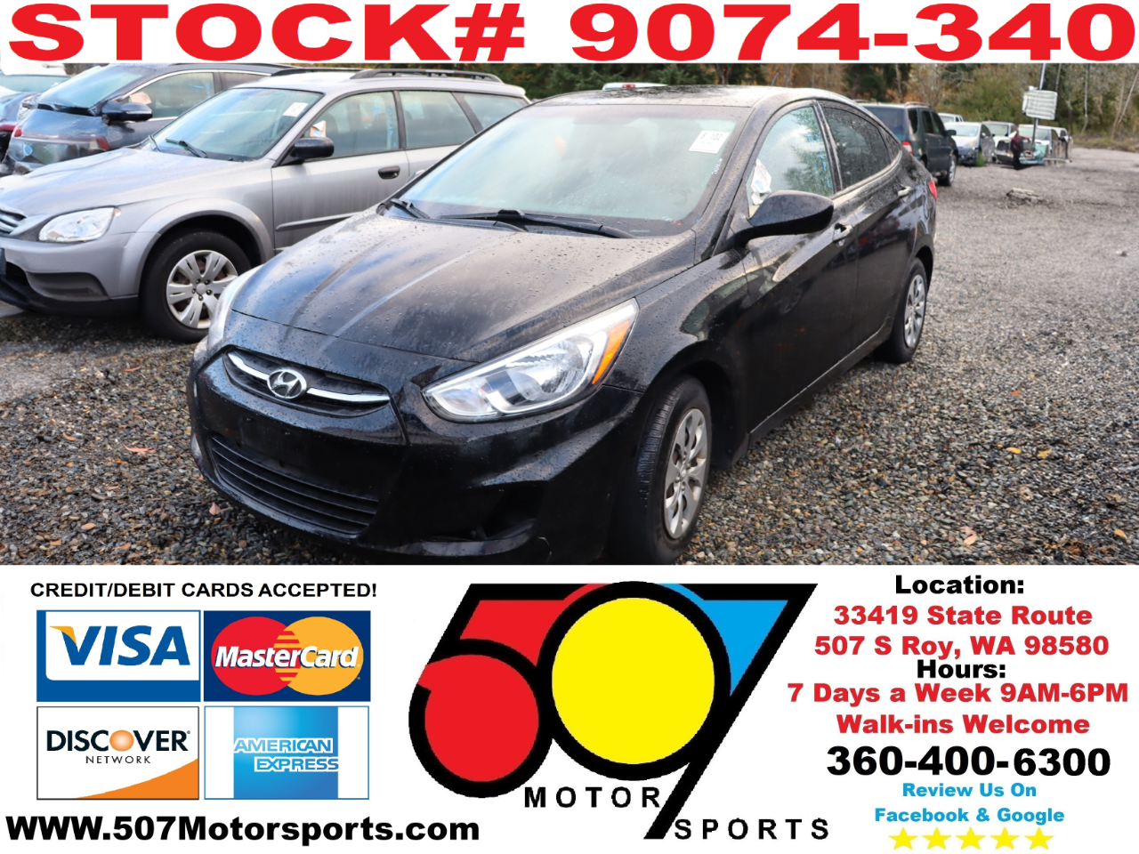 2016 Hyundai Accent SE 4-Door 6A