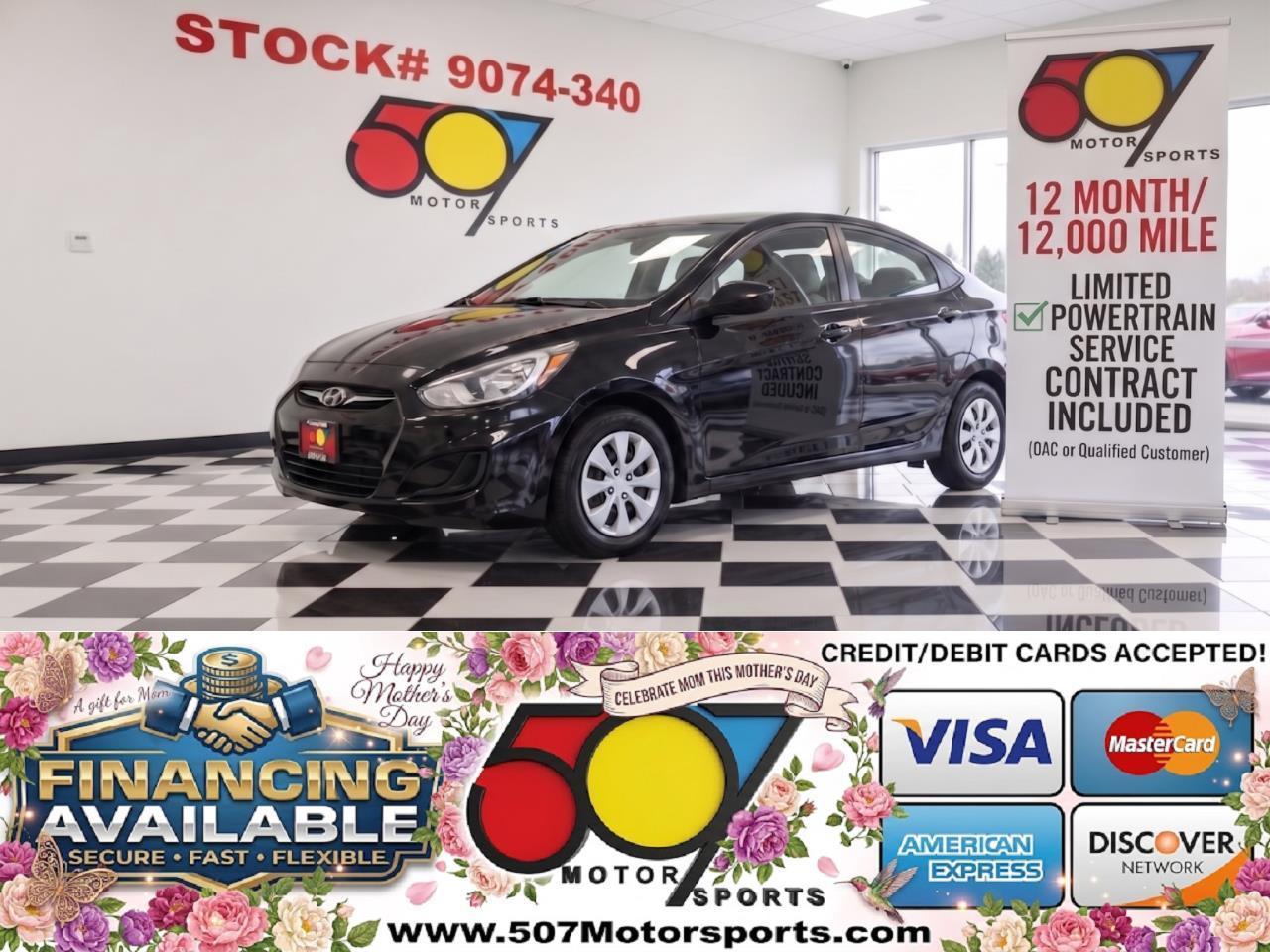 2016 Hyundai Accent SE 4-Door 6A