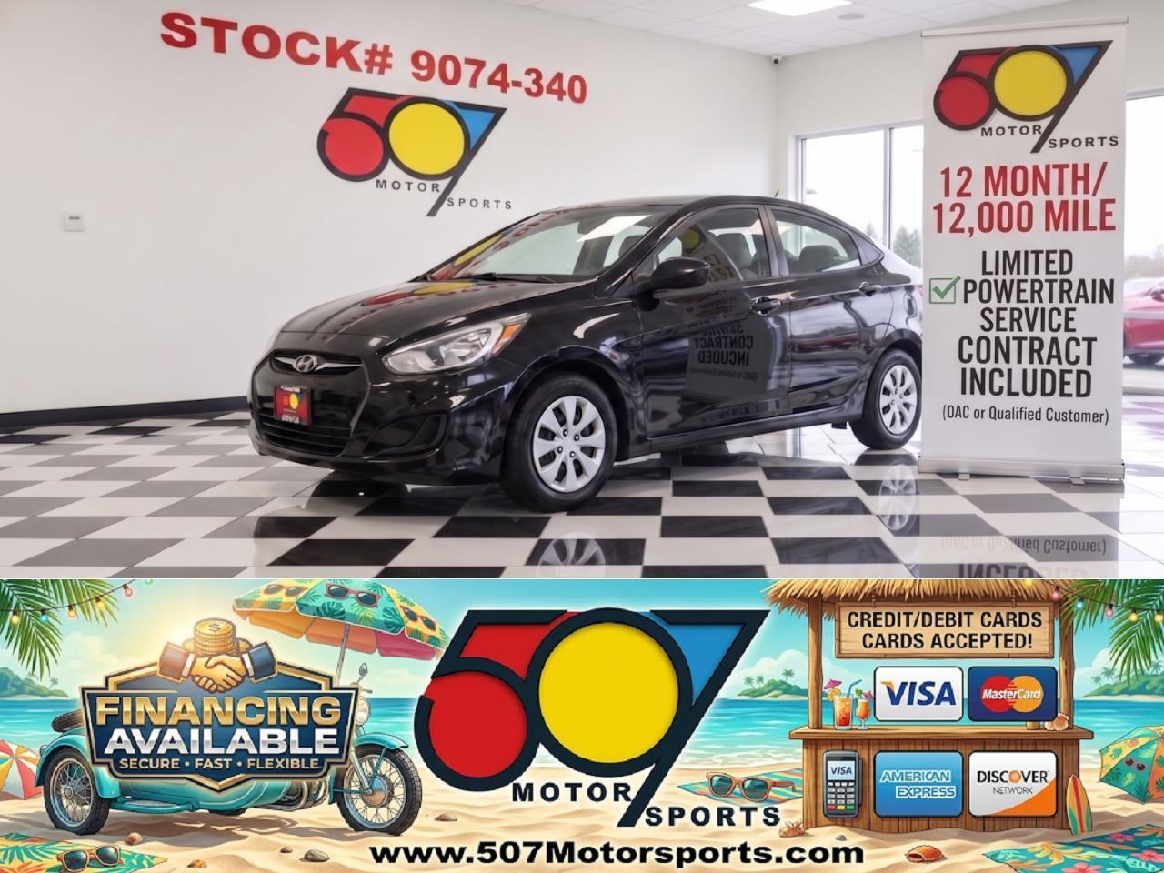 2016 Hyundai Accent SE 4-Door 6A