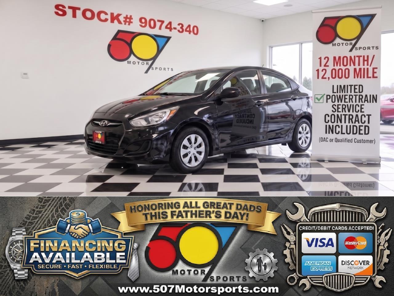 2016 Hyundai Accent SE 4-Door 6A