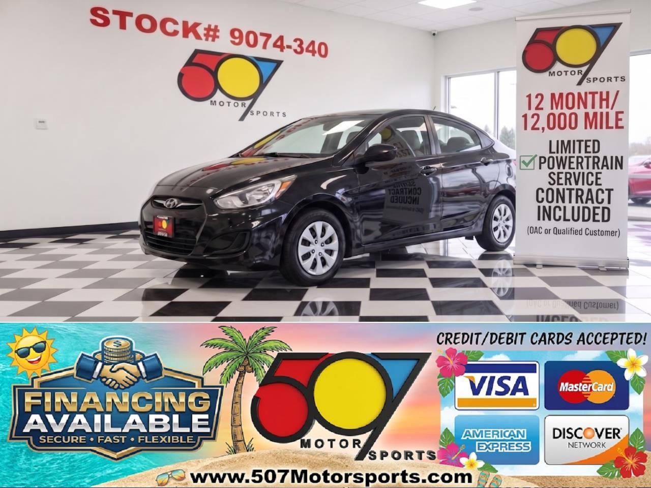  2016 Hyundai Accent SE Sedan FWD   