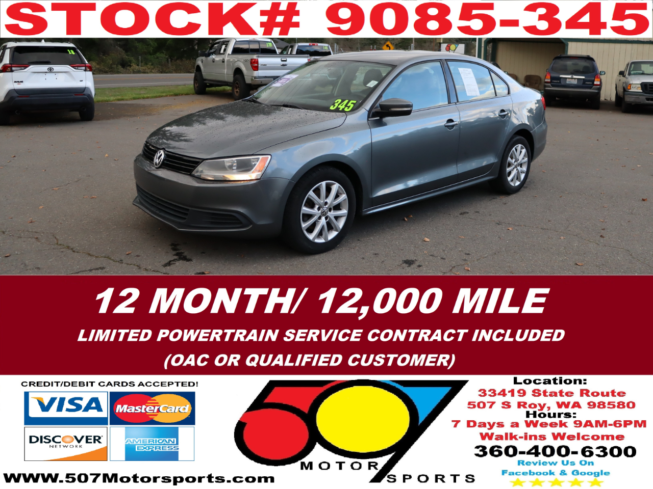 2012 Volkswagen Jetta SE